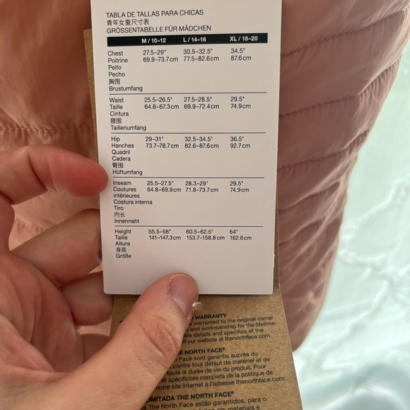North Face Vest size XL girls - Picture 8 of 13